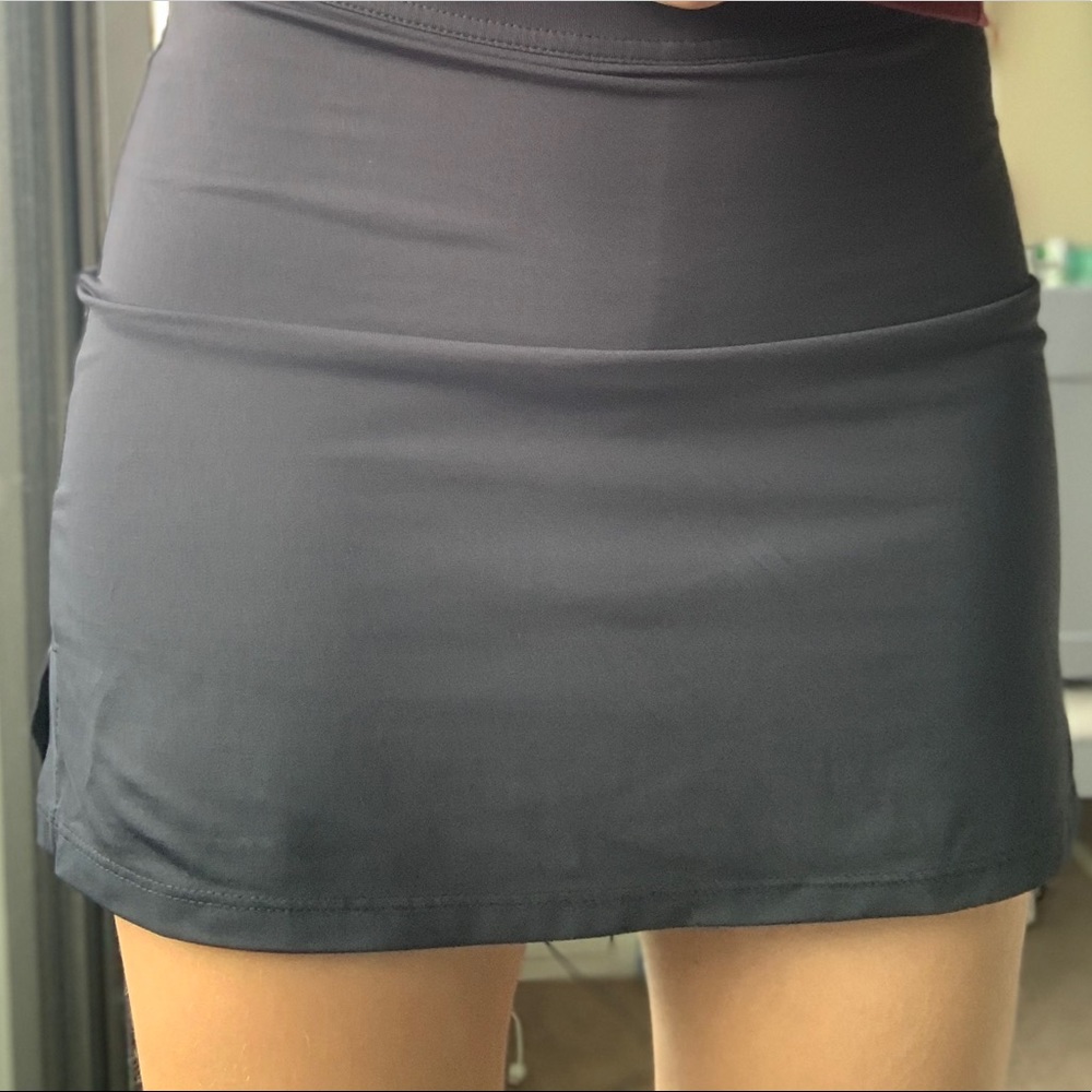 Black Tail Tennis Skirt